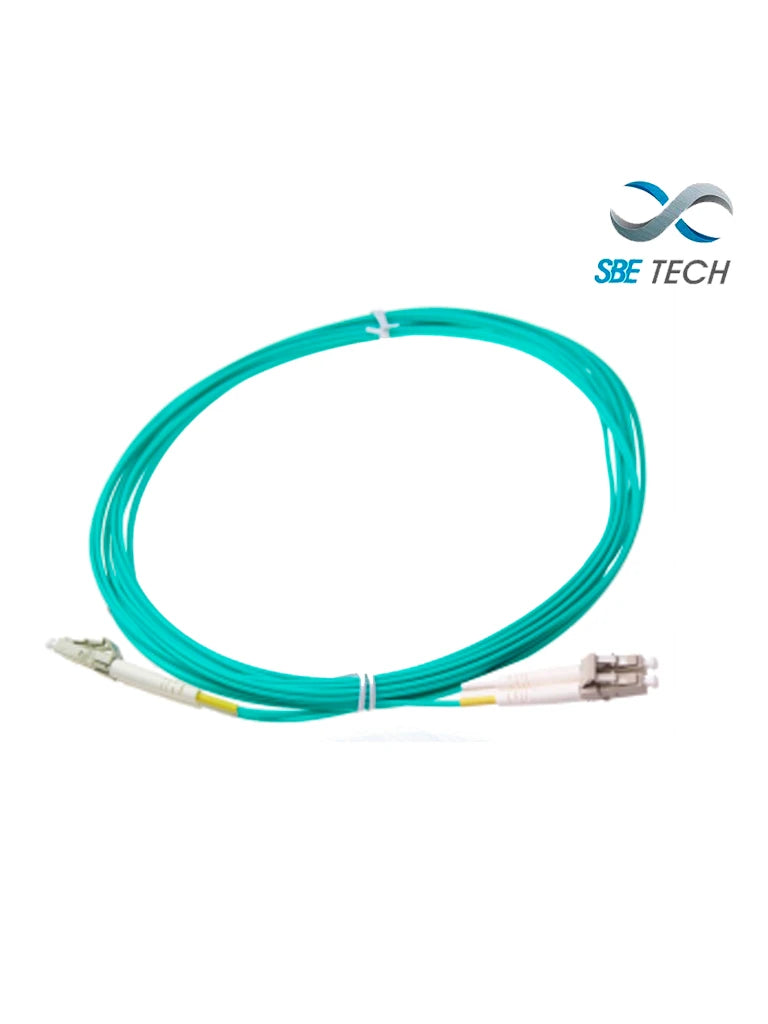 SBETECH SBE-JUMLC-LC-1M50 - JUMPER LC-LC MM 50/125 OM4 DUPLEX 2 MM, 1 METRO, UPC-Jumper / Latiguillo-SBE TECH-Bsai Seguridad & Controles