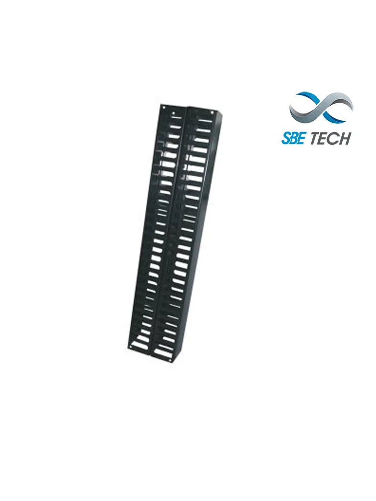 SBETECH SBE-OV40UR - ORGANIZADOR DE CABLE VERTICAL FRONTAL Y POSTERIOR DE 7 FT-Organizadores-SBE TECH-Bsai Seguridad & Controles