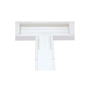 SECCIÓN EN "T" COLOR BLANCO DE PVC AUTO EXTINGUIBLE, PARA CANALETA TEK100 (5576-13100)-Canaletas-THORSMAN-Bsai Seguridad & Controles
