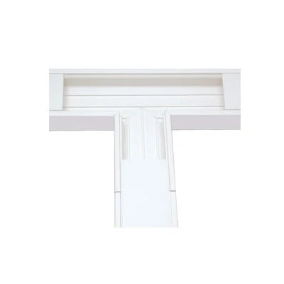 SECCIÓN EN "T" COLOR BLANCO DE PVC AUTO EXTINGUIBLE, PARA CANALETA TEK100 (5576-13100)-Canaletas-THORSMAN-Bsai Seguridad & Controles