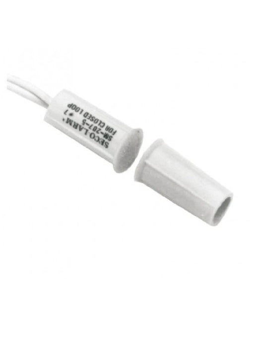 SECO LARM SM2075QW - CONTACTO MAGNETICO BLANCO GAP 3/4 DE EMBUTIDO TIPO TAQUETE COMPATIBLE PANELES DSC / RISCO / BOSCH-Sensores de Alarma-SECO-LARM-Bsai Seguridad & Controles