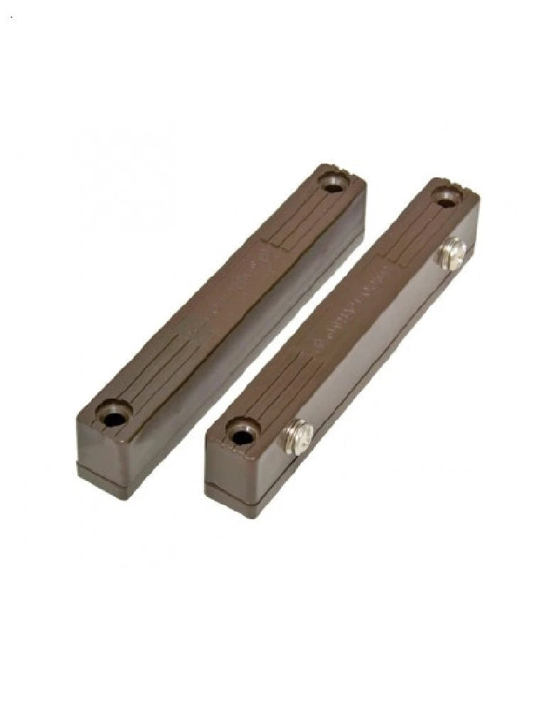 SECO LARM SM216QBR - CONTACTO MAGNETICO USO RUDO CAFE CON TERMINALES DE TORNILLO GAP 2 3/4 (70MM) COMPATIBLE PANELES DSC / RISCO / BOSCH-Sensores de Alarma-SECO-LARM-Bsai Seguridad & Controles