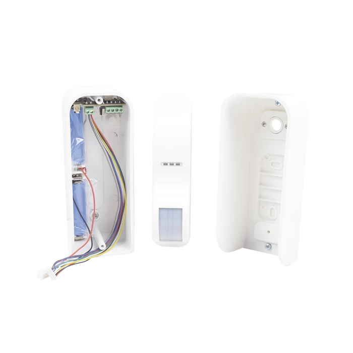 SENSOR PASIVO DE EXTERIOR PARA INTRUSIÓN UNIVERSAL /100% INALAMBRICO / CON MICROONDA ACTIVA LAS 24HRS /CERO CABLES /DETECCIÓN DE 1-10 MTS/ 3 AÑOS DE DURACIÓN DE BATERIA/LISTO PARA INSTALAR-Detectores / Sensores-POLITEC-Bsai Seguridad & Controles