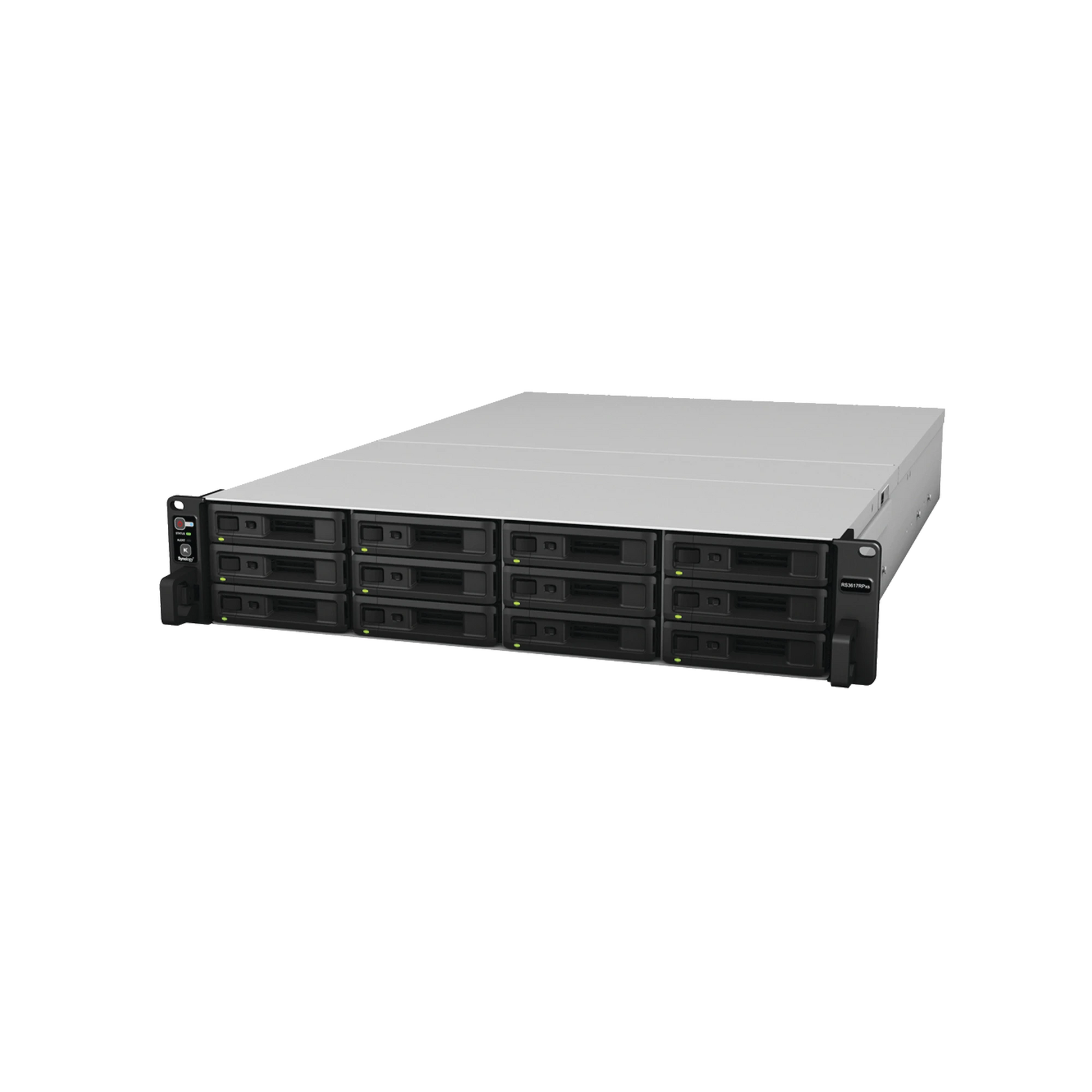 SERVIDOR NAS PARA RACK DE 12 BAHÍAS / EXPANDIBLE A 36 BAHÍAS / HASTA 432 TB / DOBLE FUENTE DE PODER-Almacenamiento NAS-SAN-eSATA-SYNOLOGY-Bsai Seguridad & Controles