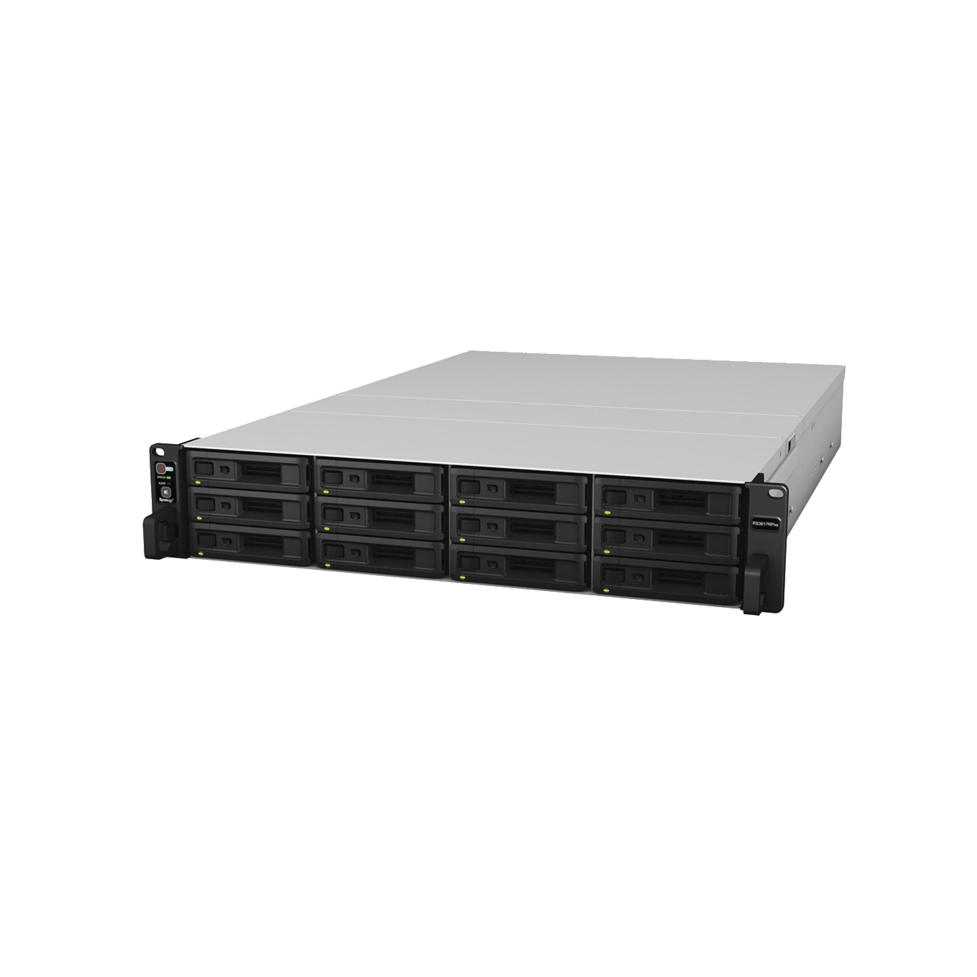 SERVIDOR NAS PARA RACK DE 12 BAHÍAS / EXPANDIBLE A 36 BAHÍAS / HASTA 432 TB / DOBLE FUENTE DE PODER-Almacenamiento NAS-SAN-eSATA-SYNOLOGY-Bsai Seguridad & Controles