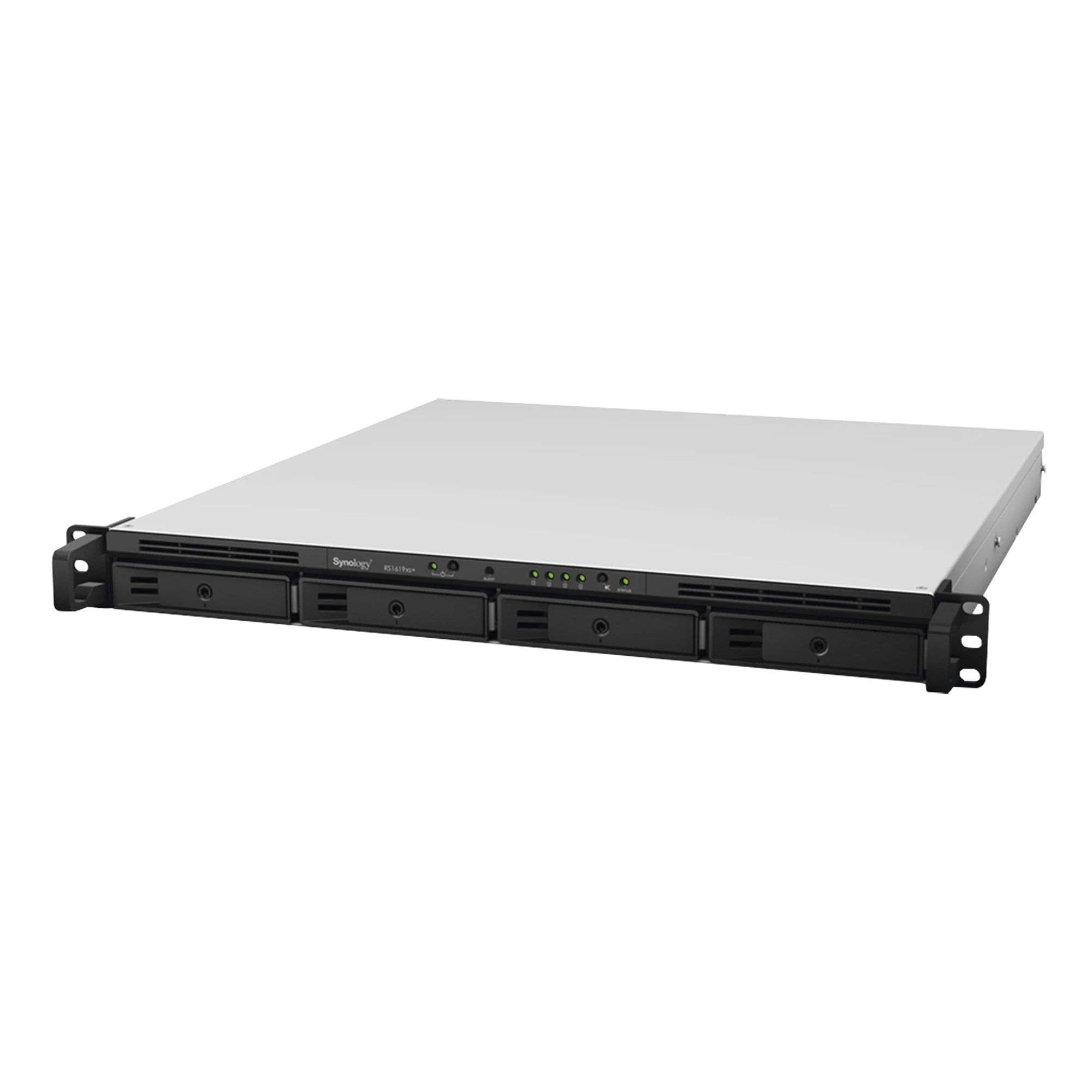 SERVIDOR NAS PARA RACK DE 4 BAHÍAS / HASTA 224 TB / HASTA 75 CÁMARAS-Almacenamiento NAS-SAN-eSATA-SYNOLOGY-Bsai Seguridad & Controles