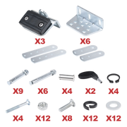 SET DE ACCESORIOS PARA XBSPK03-Acceso Vehicular-ACCESS PRO-Bsai Seguridad & Controles