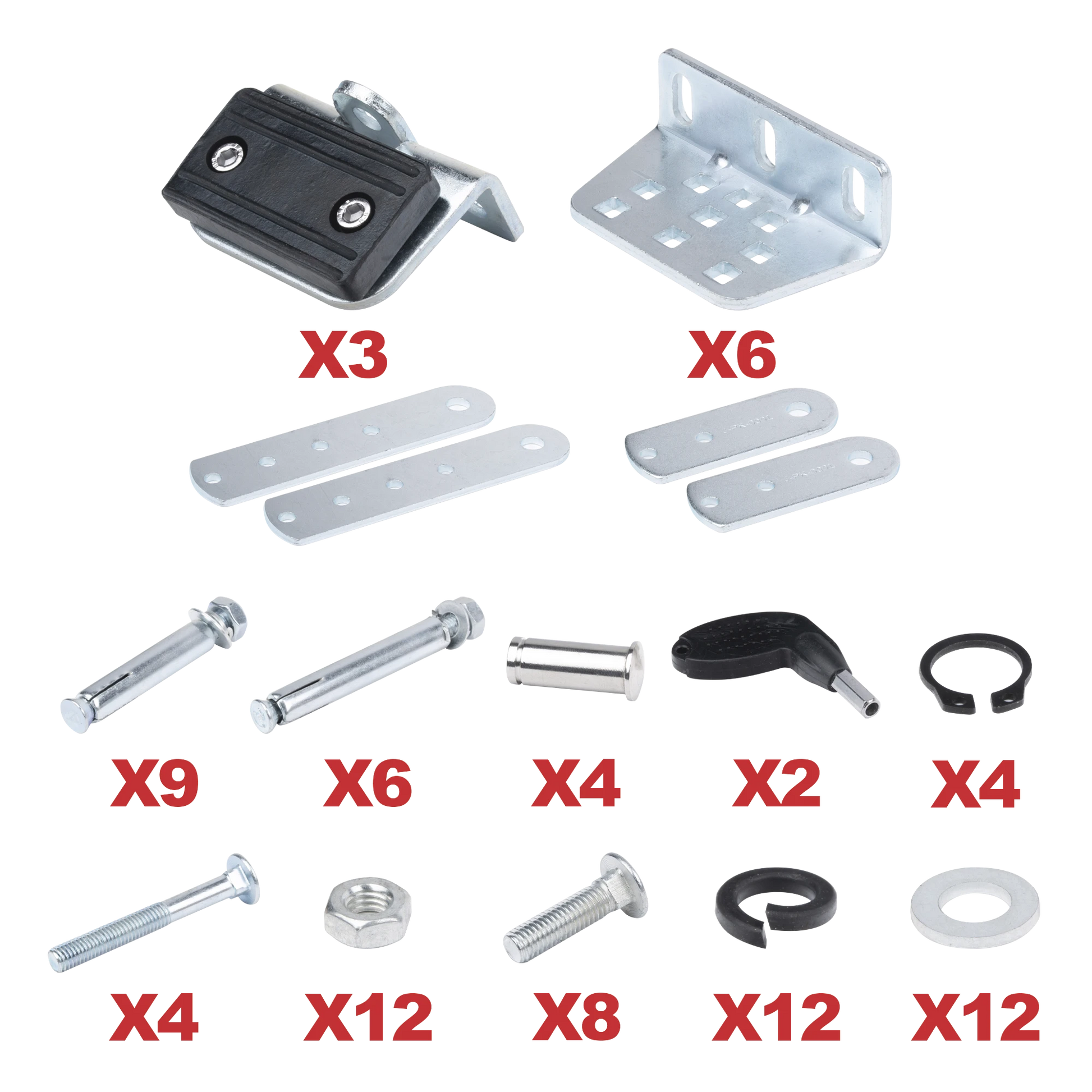 SET DE ACCESORIOS PARA XBSPK03-Acceso Vehicular-ACCESS PRO-Bsai Seguridad & Controles