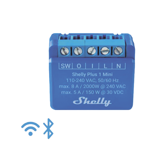 SHELLYPLUS1MINI -- SHELLY -- al mejor precio $ 307.00 -- Automatización e Intrusión,Automatización - Casa Inteligente,Control de Iluminación,Deteccion de Humo