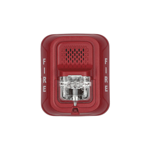 SIRENA CON LÁMPARA ESTROBOSCÓPICA A 2 HILOS, MONTAJE EN PARED, COLOR ROJO, CON CONFIGURACIÓN ESTROBOSCÓPICA SELECCIONABLE, NUEVO DISEÑO MODERNO Y ELEGANTE Y MENOR CONSUMO DE CORRIENTE-Notificacion y Voceo-SYSTEM SENSOR-Bsai Seguridad & Controles