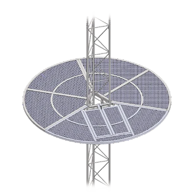 SISTEMA ANTI ESCALA TIPO SOMBRILLA PARA TORRE STZ30G. GALVANIZADA POR INMERSIÓN EN CALIENTE-Accesorios para Torres Arriostradas-SYSCOM TOWERS-Bsai Seguridad & Controles