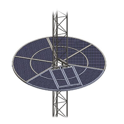 SISTEMA ANTIESCALA TIPO SOMBRILLA PARA TRAMO DE TORRE STZ-60.-Accesorios para Torres Arriostradas-SYSCOM TOWERS-Bsai Seguridad & Controles