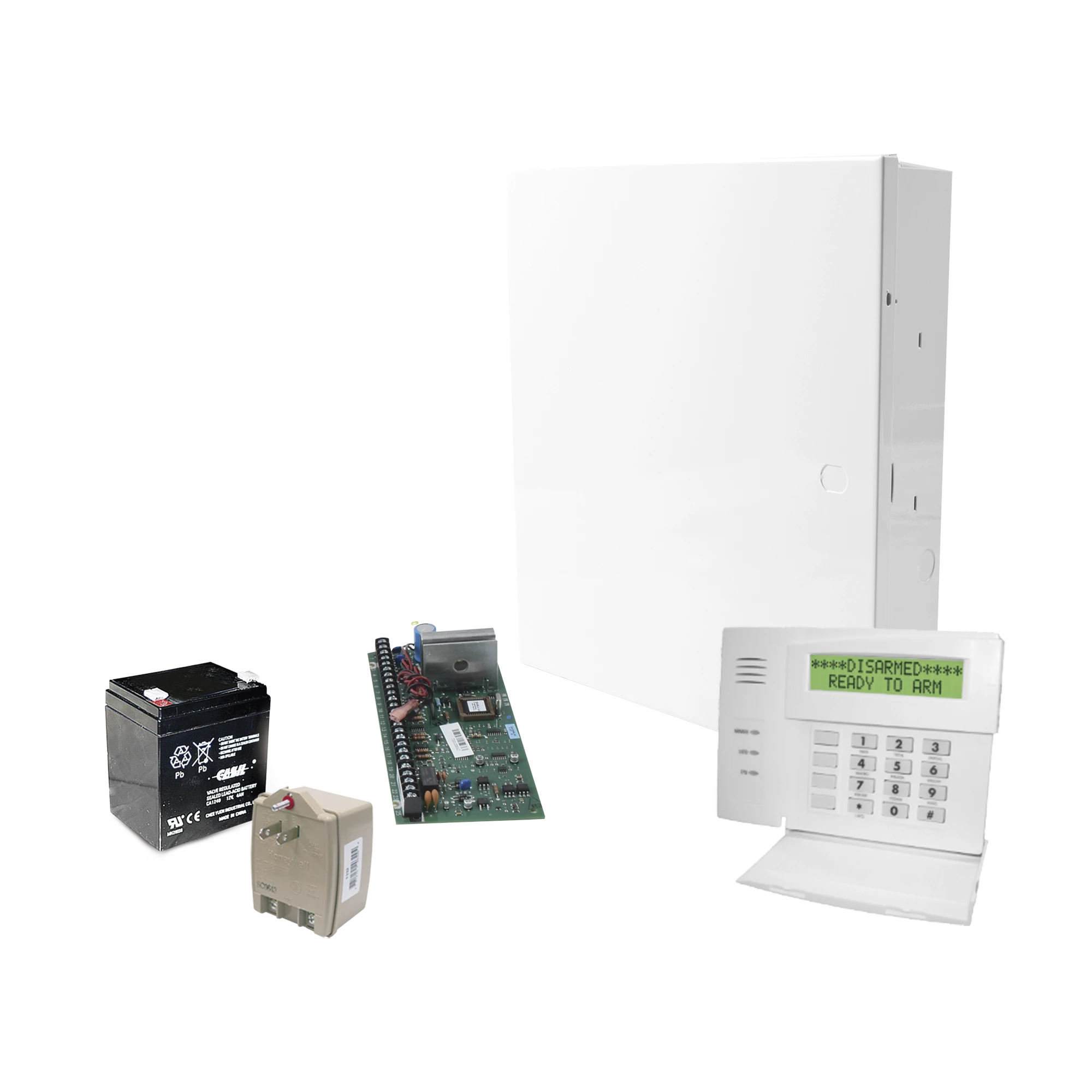 SISTEMA DE ALARMA VISTA48LA CON 4 ZONAS EN TECLADO, INCLUYE TRANSFORMADOR Y BATERIA-Alarmas-HONEYWELL HOME RESIDEO-Bsai Seguridad & Controles