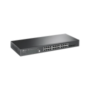 SMART SWITCH JETSTREAM APILABLE GIGABIT ADMINISTRABLE CAPA 2, 24 PUERTOS 10/100/1000 MBPS + 4 PUERTOS SFP+-Switches-TP-LINK-Bsai Seguridad & Controles
