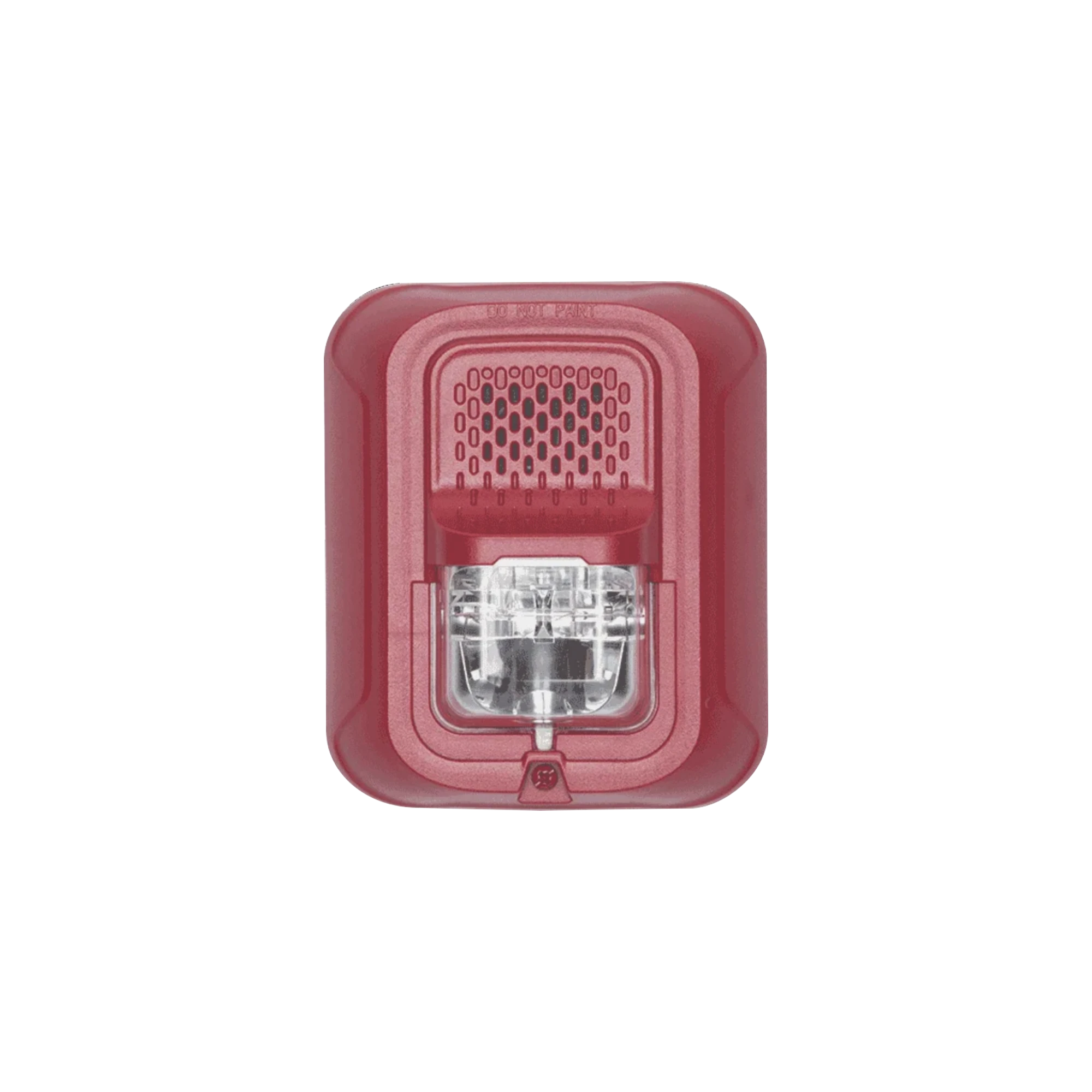 SONORIZADOR TIPO CHIME CON LÁMPARA ESTROBOSCÓPICA A 2 HILOS, MONTAJE EN PARED, COLOR ROJO, CON CONFIGURACIÓN ESTROBOSCÓPICA SELECCIONABLE, NUEVO DISEÑO MODERNO Y ELEGANTE Y MENOR CONSUMO DE CORRIENTE-Notificacion y Voceo-SYSTEM SENSOR-Bsai Seguridad & Controles