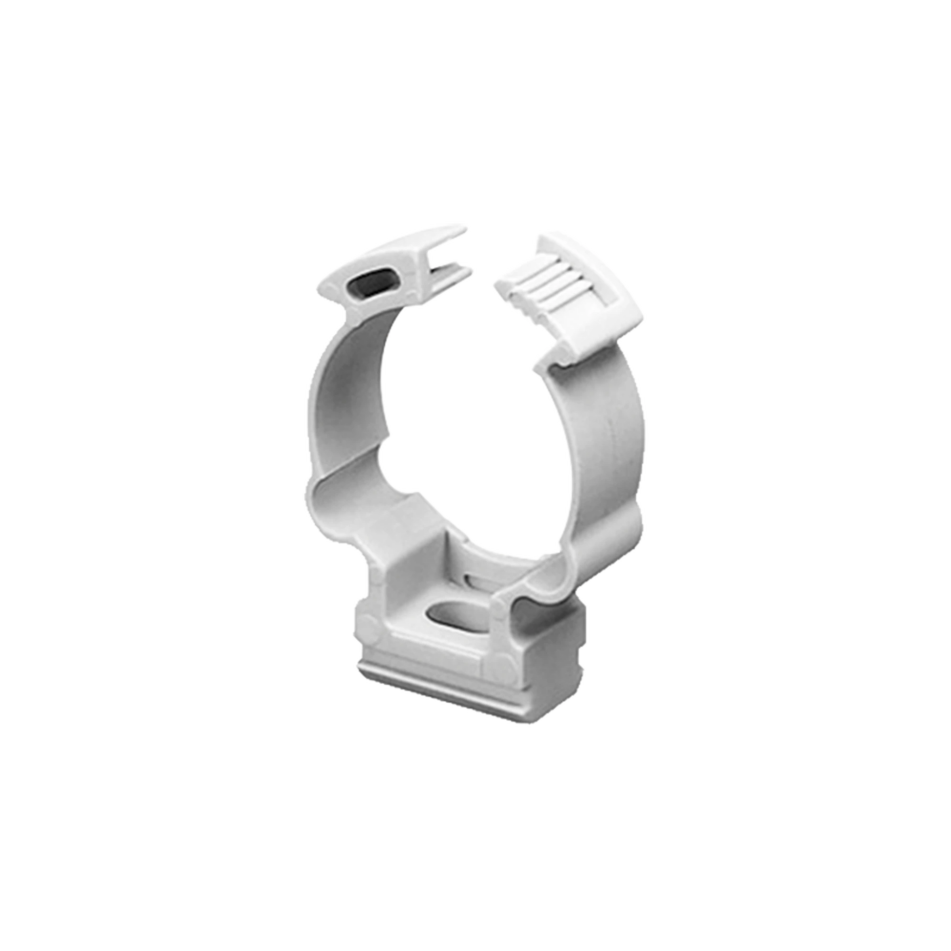 SOPORTE DE COLLAR (ABRAZADERA), PVC AUTO-EXTINGUIBLE, CERRADO PARA TUBERÍA DE 40 MM (1 1/2")-Tuberia PVC / Registros PVC-GEWISS-Bsai Seguridad & Controles