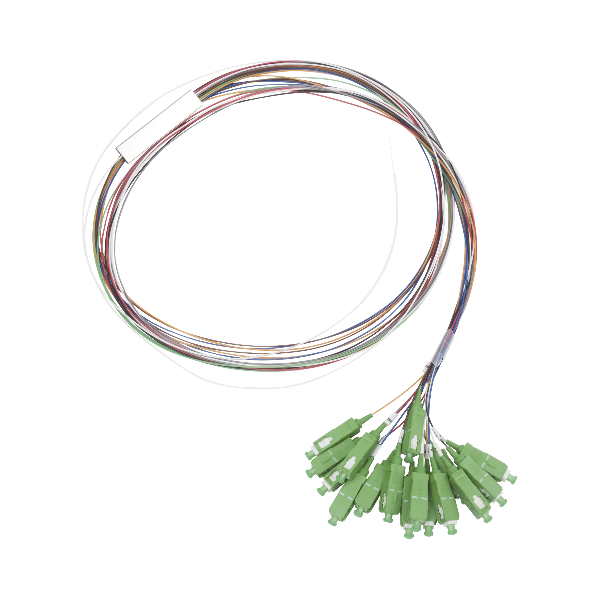 SPLITTER (DIVISOR ÓPTICO) TIPO PLC, DE 1X16, CONECTORES SC/APC DE SALIDA-Redes FTTH/PON-FIBERHOME-Bsai Seguridad & Controles