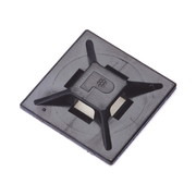 SUJETADOR PARA CABLE CON CINCHOS, DE 4 VIAS, CON ADHESIVO ACRILICO, 25.4 X 25.4MM (1IN X 1IN), COLOR NEGRO, USO EN EXTERIOR, 1 PIEZA-Canaletas-PANDUIT-Bsai Seguridad & Controles