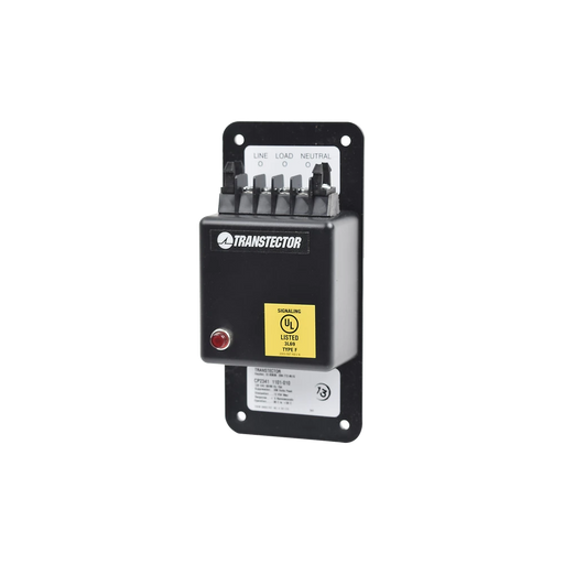 SUPRESOR DE PICOS DE 120 VAC A 15 AMP, CON FUSIBLE INTERNO, TECNOLOGIA SASD (1101-010)-Protección contra Descargas-TRANSTECTOR-Bsai Seguridad & Controles