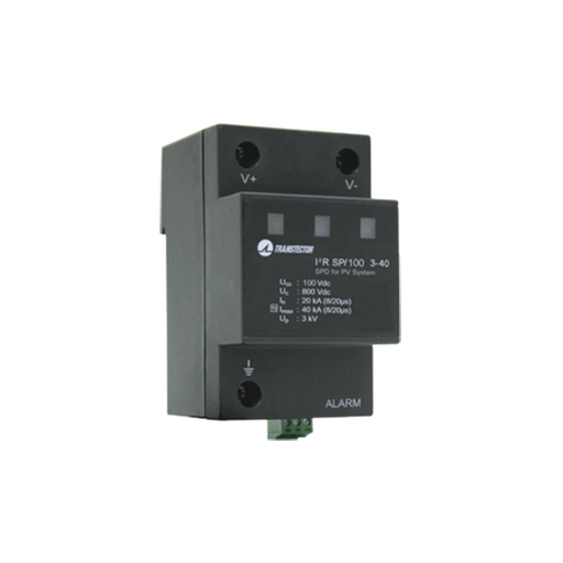 SUPRESOR DE SOBRETENSIONES A 100 VDC TIPO 2 EN MONTAJE DIN RAIL-Protección contra Descargas-TRANSTECTOR-Bsai Seguridad & Controles