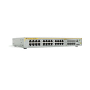 SWITCH ADMINISTRABLE CAPA 3, 24 PUERTOS 10/100/1000 MBPS + 4 PUERTOS SFP GIGABIT-Switches-ALLIED TELESIS-Bsai Seguridad & Controles
