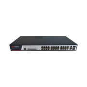 SWITCH ADMINISTRABLE DE 24 PUERTOS POE+ 100 MBPS / 2 PUERTOS SFP / 2 PUERTOS GIGABIT / 380 WATTS TOTAL-Switches PoE-HIKVISION-Bsai Seguridad & Controles