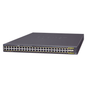 SWITCH ADMINISTRABLE DE 48-PUERTOS 10/100/1000T 802.3AT POE + 4-PUERTOS 100/1000BASE-X SFP / 440W-Switches PoE-PLANET-Bsai Seguridad & Controles