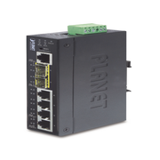 SWITCH ADMINISTRABLE INDUSTRIAL L2+ DE 4 PUERTOS 10/100/1000T + 2 PUERTOS SFP 100/1000X-Industrial-PLANET-Bsai Seguridad & Controles