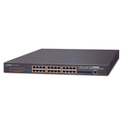 SWITCH ADMINISTRABLE L3 STACKING 10/100/1000T 24 PUERTOS POE802.3AT, 4 PUERTOS 10G SFP+ 370 W-Switches PoE-PLANET-Bsai Seguridad & Controles