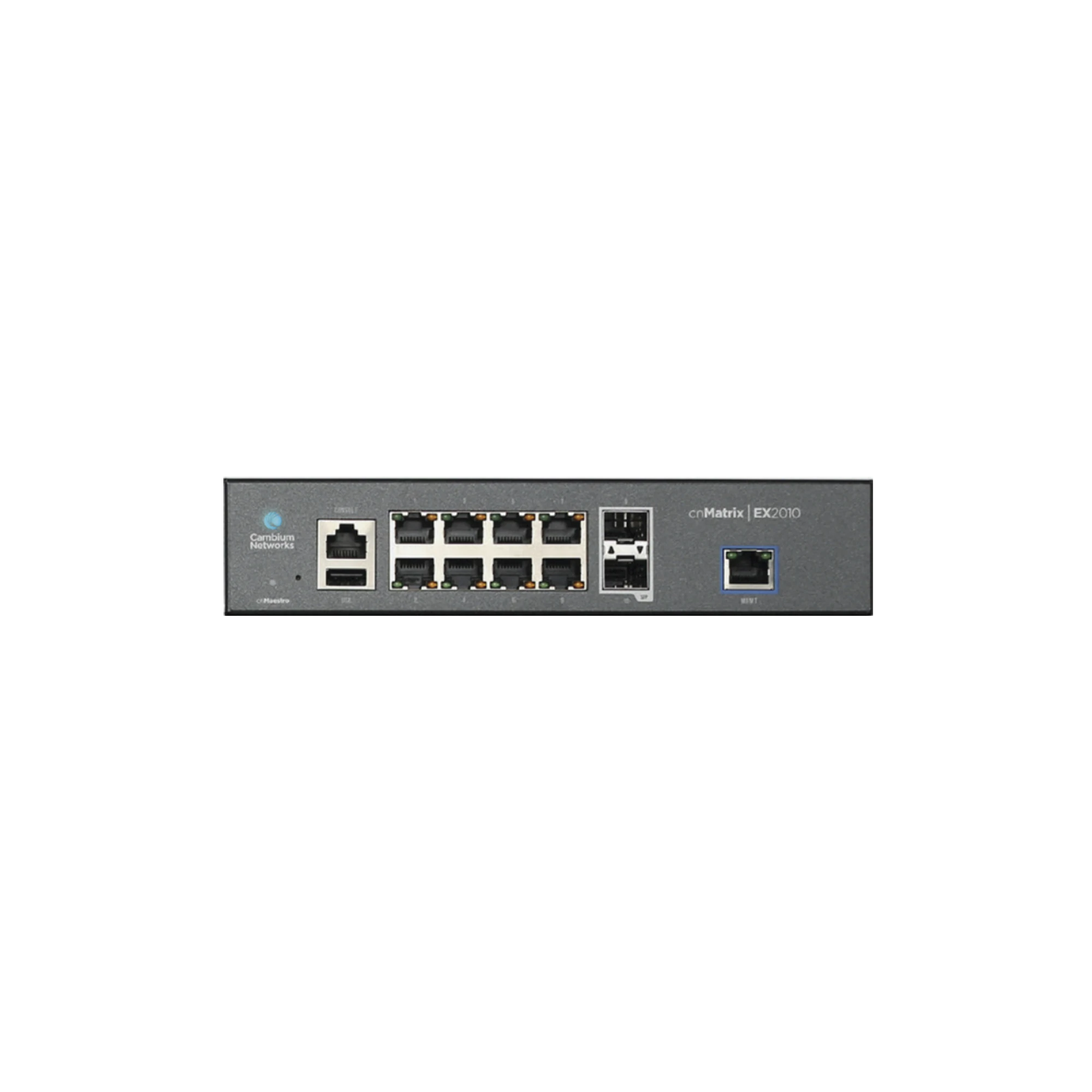 SWITCH CNMATRIX EX2010 CAPA 3 DE 10 PUERTOS (24 ETHERNET GIGABIT, 2 SFP) ADMINISTRACIÓN DESDE LA NUBE (MX-EX2010XXA-U)-Switches-CAMBIUM NETWORKS-Bsai Seguridad & Controles