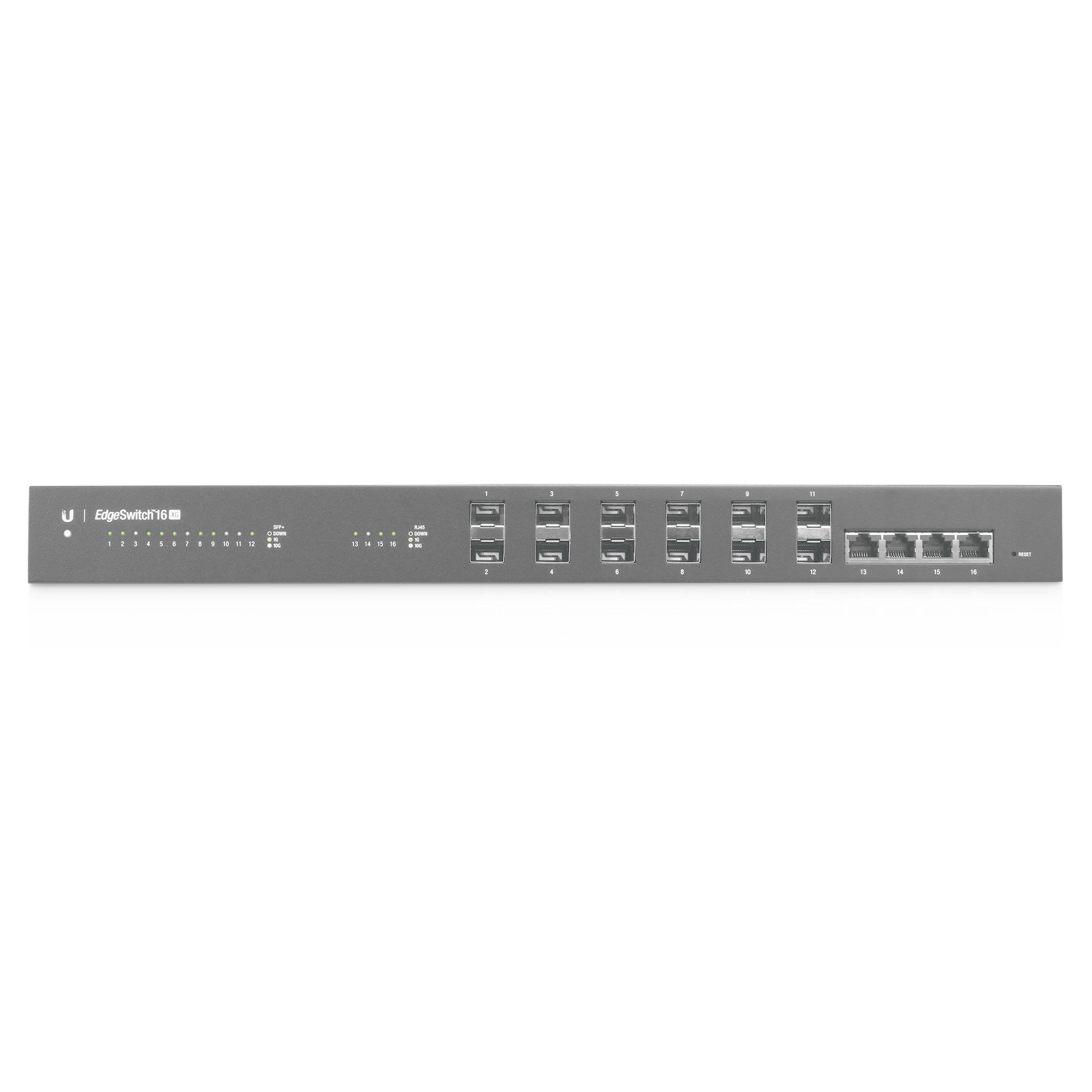 SWITCH CORE EDGEMAX ADMINISTRABLE 12 PUERTOS SFP+, 4 PUERTOS 10G-Switches PoE-UBIQUITI-Bsai Seguridad & Controles