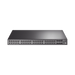 SWITCH CORE JETSTREAM ADMINISTRABLE CAPA 3, 48 PUERTOS RJ45 GIGABIT, 4 PUERTOS SFP, HASTA 4 RANURAS SFP+, APILAMIENTO DE HASTA 8-Switches-TP-LINK-T3700G-52TQ-Bsai Seguridad & Controles