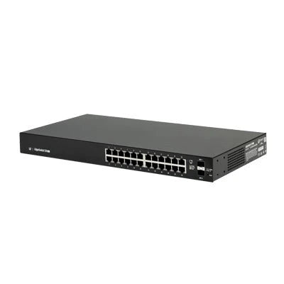 SWITCH EDGEMAX ADMINISTRABLE DE 24 PUERTOS GIGABIT + 2 PUERTOS SFP GIGABIT-Switches-UBIQUITI-Bsai Seguridad & Controles