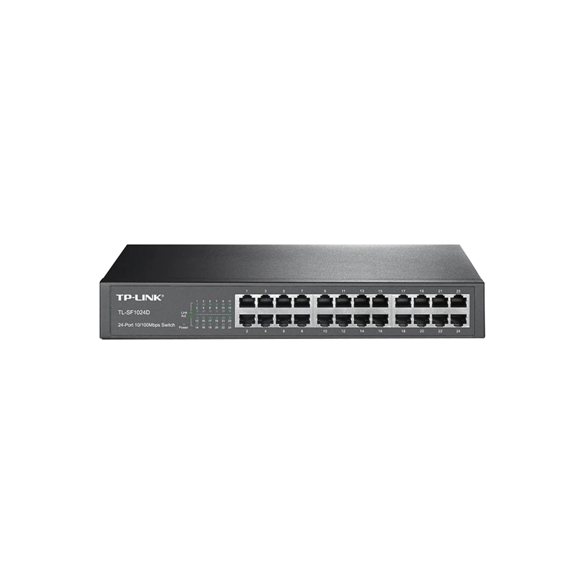 SWITCH GIGABIT NO ADMINISTRABLE DE 24 PUERTOS 10/100 MBPS PARA ESCRITORIO/RACK-Switches-TP-LINK-Bsai Seguridad & Controles