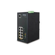 SWITCH INDUSTRIAL ADMINISTRABLE 4 PUERTOS 1000MBPS, 4 PUERTOS POE-Industrial-PLANET-Bsai Seguridad & Controles