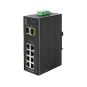 SWITCH INDUSTRIAL ADMINISTRABLE DE 8 PUERTOS 1GB + 2 PUERTOS SFP 1GB -40~75ºC-Switches-PLANET-Bsai Seguridad & Controles