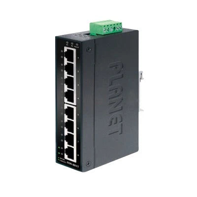 SWITCH INDUSTRIAL DE 8 PUERTOS 10/100MBPS -40~75 °C-Industrial-PLANET-Bsai Seguridad & Controles
