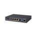 SWITCH NO ADMINISTRABLE 4 PUERTOS 10/100/1000T 802.3AT POE + 2 PUERTOS 10/100/1000T DE UPLINK PARA ESCRITORIO-Switches PoE-PLANET-Bsai Seguridad & Controles