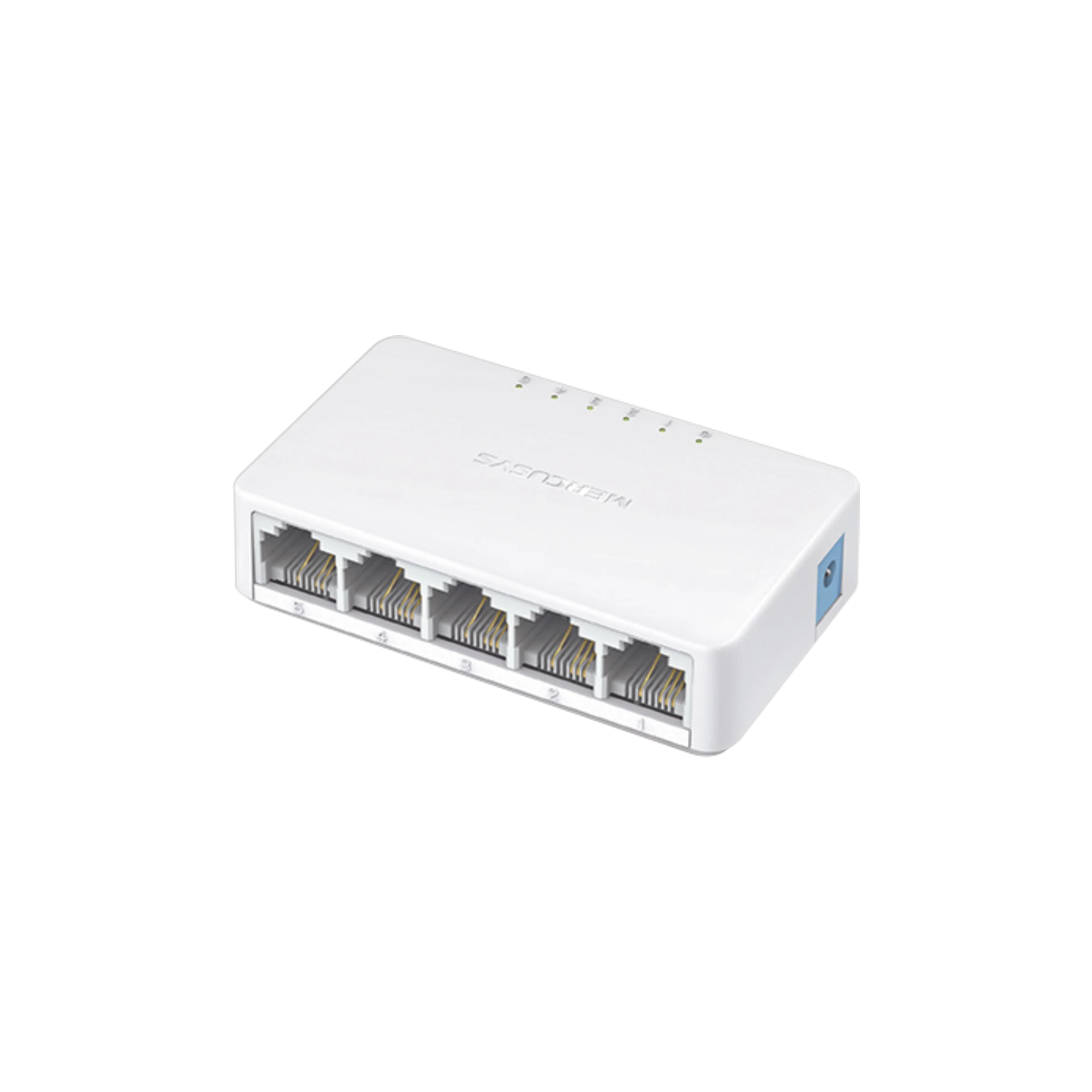 SWITCH NO ADMINISTRABLE PARA ESCRITORIO DE 5 PUERTOS 10/100 MBPS-Switches-MERCUSYS-Bsai Seguridad & Controles