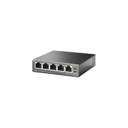 SWITCH POE NO ADMINISTRABLE DE ESCRITORIO 5 PUERTOS 10/100 MBPS, 4 PUERTOS POE, 58 W-Switches PoE-TP-LINK-Bsai Seguridad & Controles