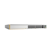 SWITCH POE+ STACKEABLE CAPA 3, 24 PUERTOS 10/100/1000 MBPS + 4 PUERTOS SFP+ 10 G, HASTA 720 W, FUENTE REDUNDANTE-Switches PoE-ALLIED TELESIS-Bsai Seguridad & Controles