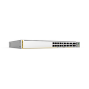 SWITCH STACKEABLE CAPA 3, 24 PUERTOS 10/100/1000 MBPS + 4 PUERTOS SFP+ 10 G, FUENTE DE ALIMENTACIÓN REDUNDANTE-Switches-ALLIED TELESIS-Bsai Seguridad & Controles