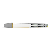 SWITCH STACKEABLE CAPA 3, 24 PUERTOS 10/100/1000 MBPS + 4 PUERTOS SFP+ 10 G, FUENTE REDUNDANTE-Switches-ALLIED TELESIS-Bsai Seguridad & Controles