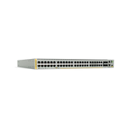 SWITCH STACKEABLE CAPA 3, 48 PUERTOS 10/100/1000 MBPS + 4 PUERTOS SFP+ 10 G Y DOS BAHÍAS HOTSWAP PSU, VERSIÓN FEDERAL-Switches-ALLIED TELESIS-Bsai Seguridad & Controles