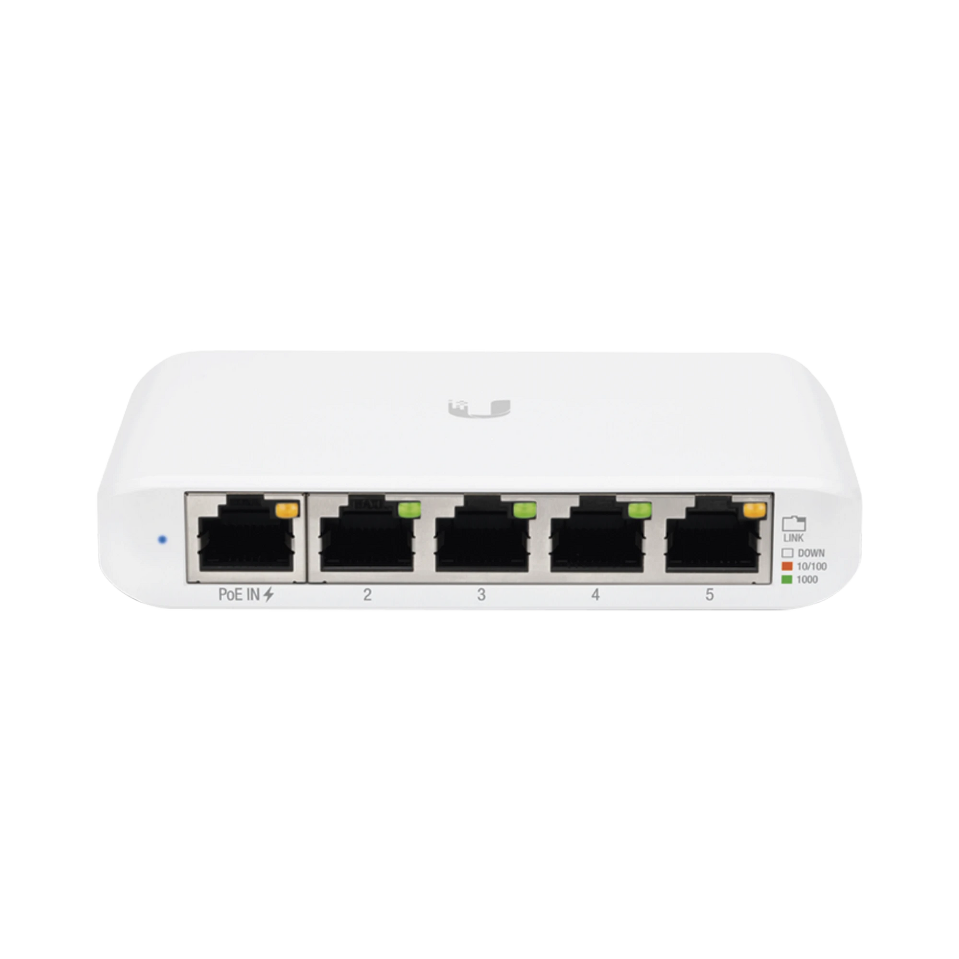 SWITCH UNIFI ADMINISTRABLE COMPACTO DE 5 PUERTOS 10/100/1000 MBPS, SOPORTA ENTRADA DE POE 802.3AF/AT-Switches PoE-UBIQUITI-Bsai Seguridad & Controles