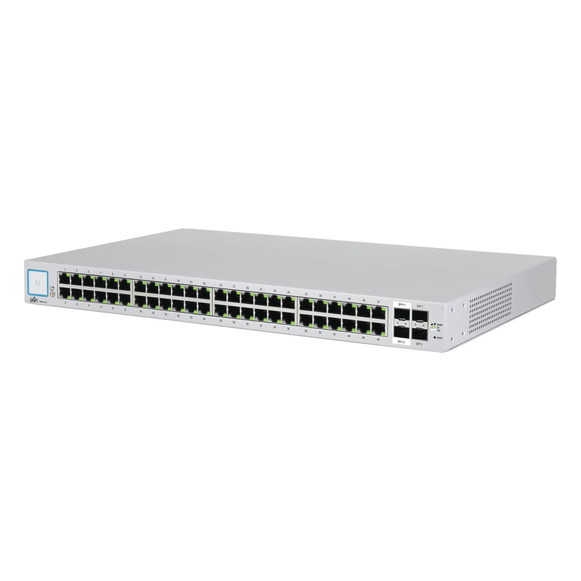 SWITCH UNIFI ADMINISTRABLE DE 48 PUERTOS 10/100/1000, 2 SFP Y 2 SFP+, SIN POE-Switches-UBIQUITI-Bsai Seguridad & Controles