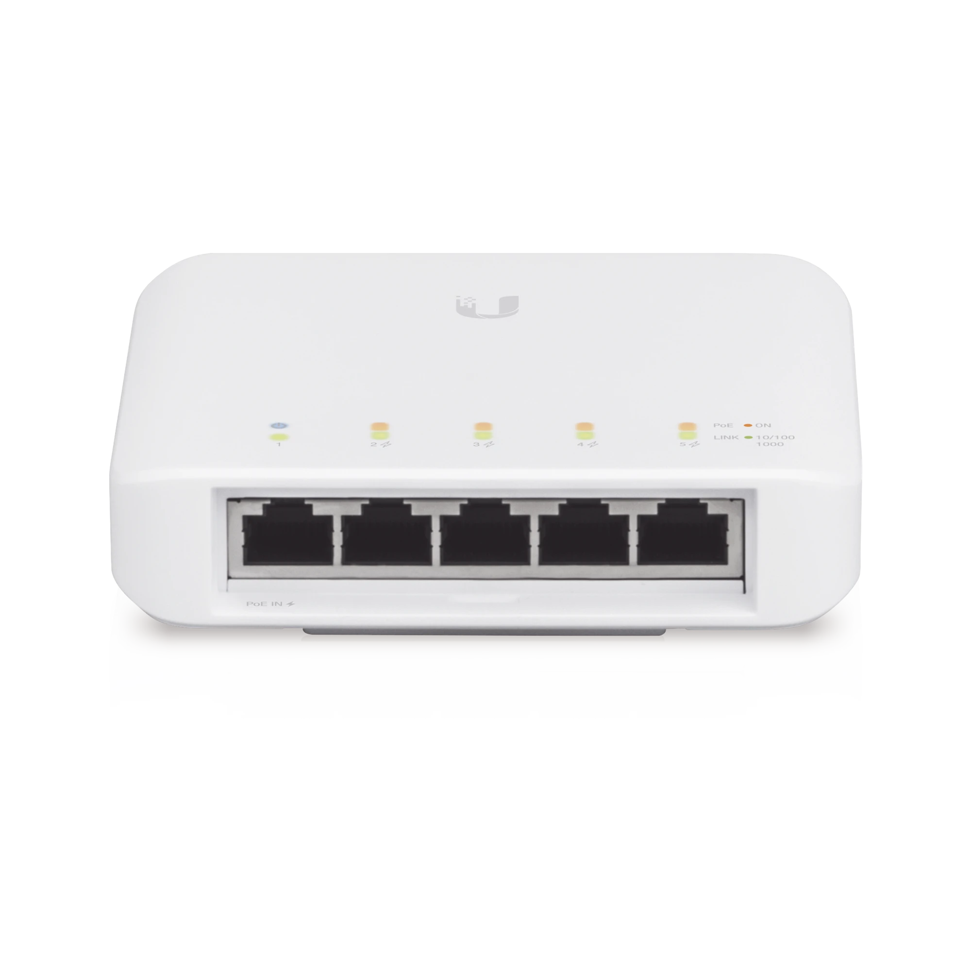 SWITCH UNIFI FLEX PARA EXTERIOR IP55 DE 5 PUERTOS (1 X POE DE ENTRADA 802.3AF/AT/BT Y 4 POE SALIDA 802.3AF)-Switches PoE-UBIQUITI-Bsai Seguridad & Controles