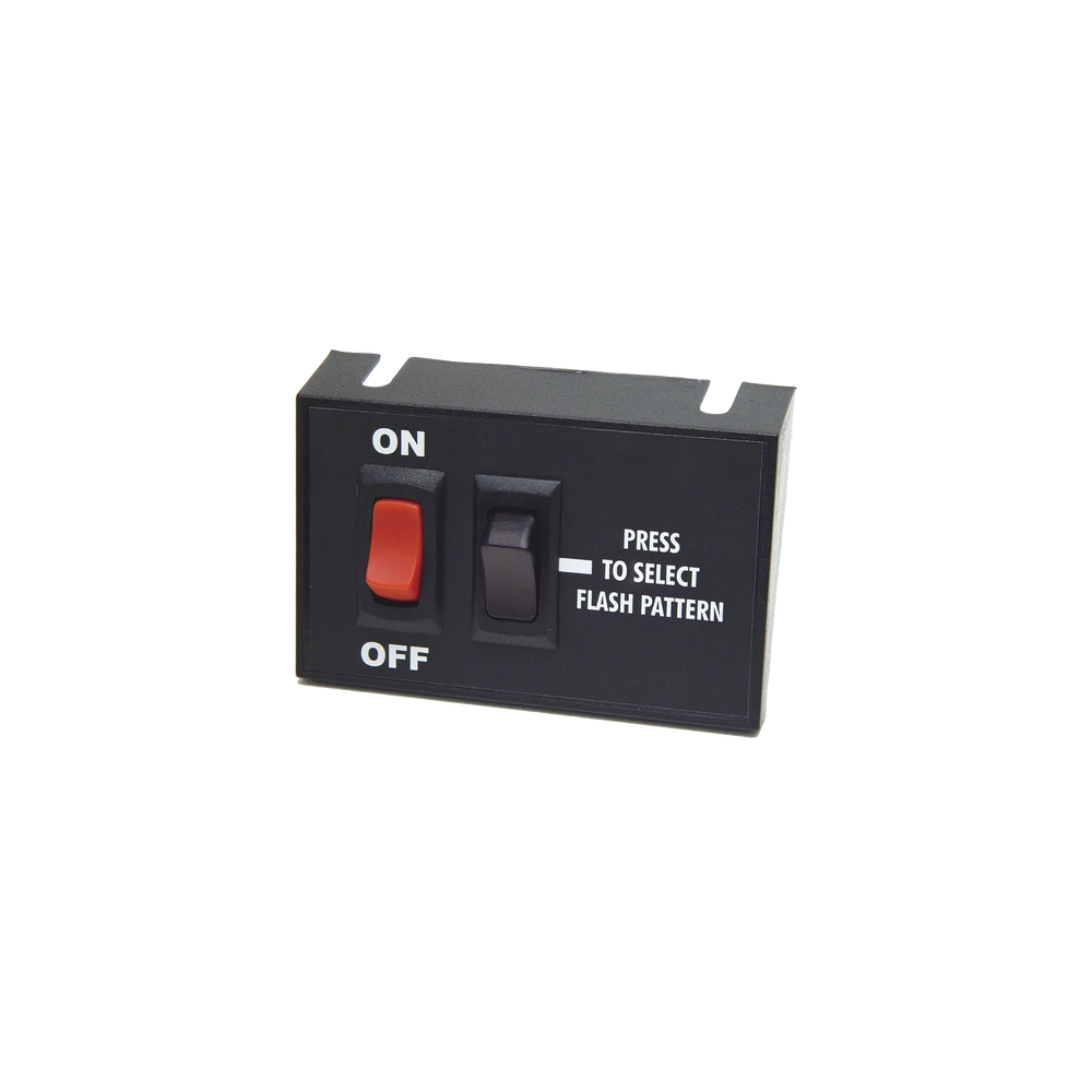 SWITCH UNIVERSAL DE ENCENDIDO/APAGADO Y CONTROL DE PATRONES DE DESTELLO-Torretas-ECCO-Bsai Seguridad & Controles