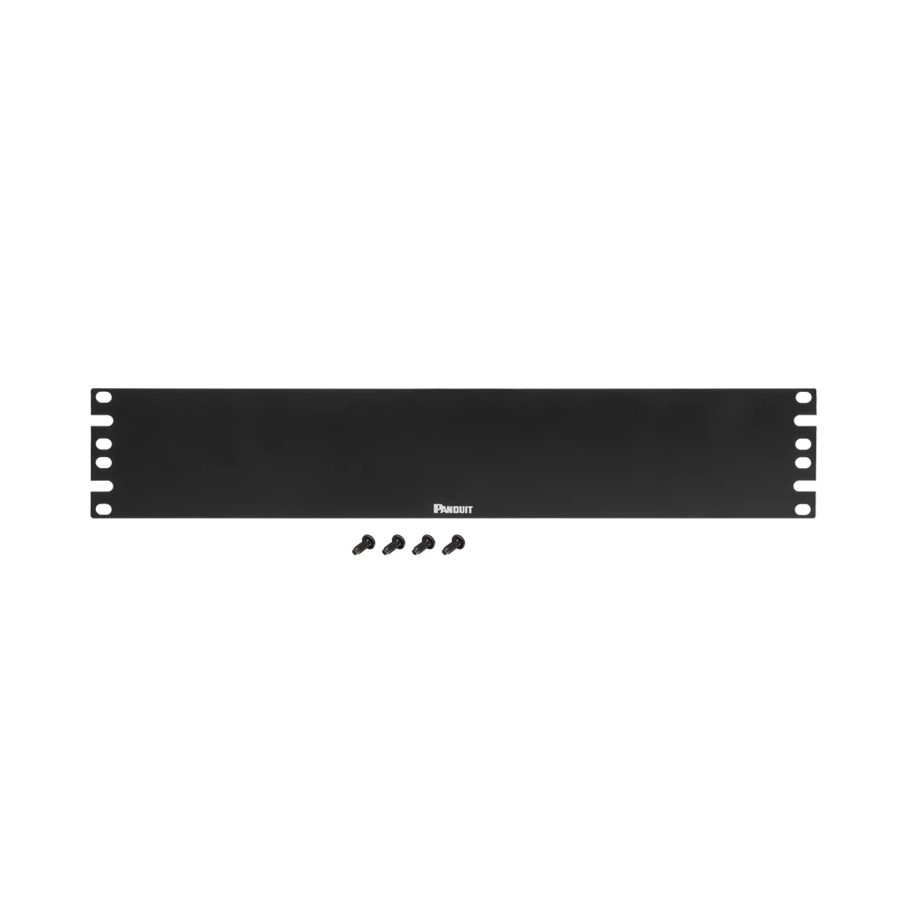 TAPA CIEGA PARA RACK ESTÁNDAR DE 19IN, PLANO, DE ACERO, 2UR, COLOR NEGRO-Racks y Gabinetes-PANDUIT-Bsai Seguridad & Controles