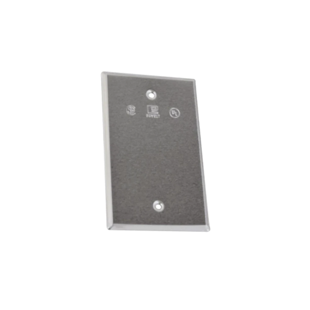 TAPA RECTANGULAR ALUMINIO CIEGA CON EMPAQUE TIPO RR A PRUEBA DE INTEMPERIE.-Tuberia Metalica-RAWELT-Bsai Seguridad & Controles